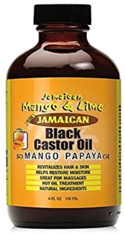 Jamaican Mango &amp; Lime Pure Jamaican Black Castor Oil Mango Papaya