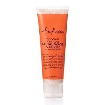 Shea Moisture  Coconut &amp; Hibiscus Facial Wash &amp; Scrub