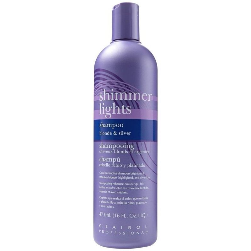 Clairol Professional  Shimmer Lights  Shampoo Blonde & Silver 16oz/473ml