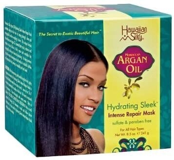 Hawaiian Silky  Moroccan Argan Oil Hydrating Sleek Intense repair Mask