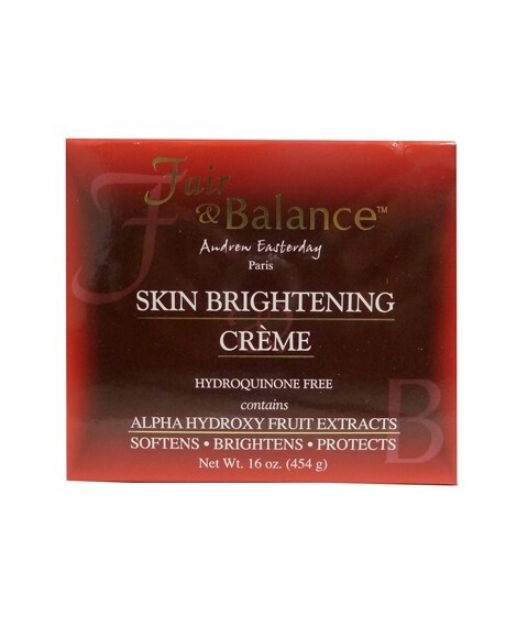 FAIR &amp; BALANCE SKIN BRIGHTENING CREME HYDROQUINONE FREE 454G