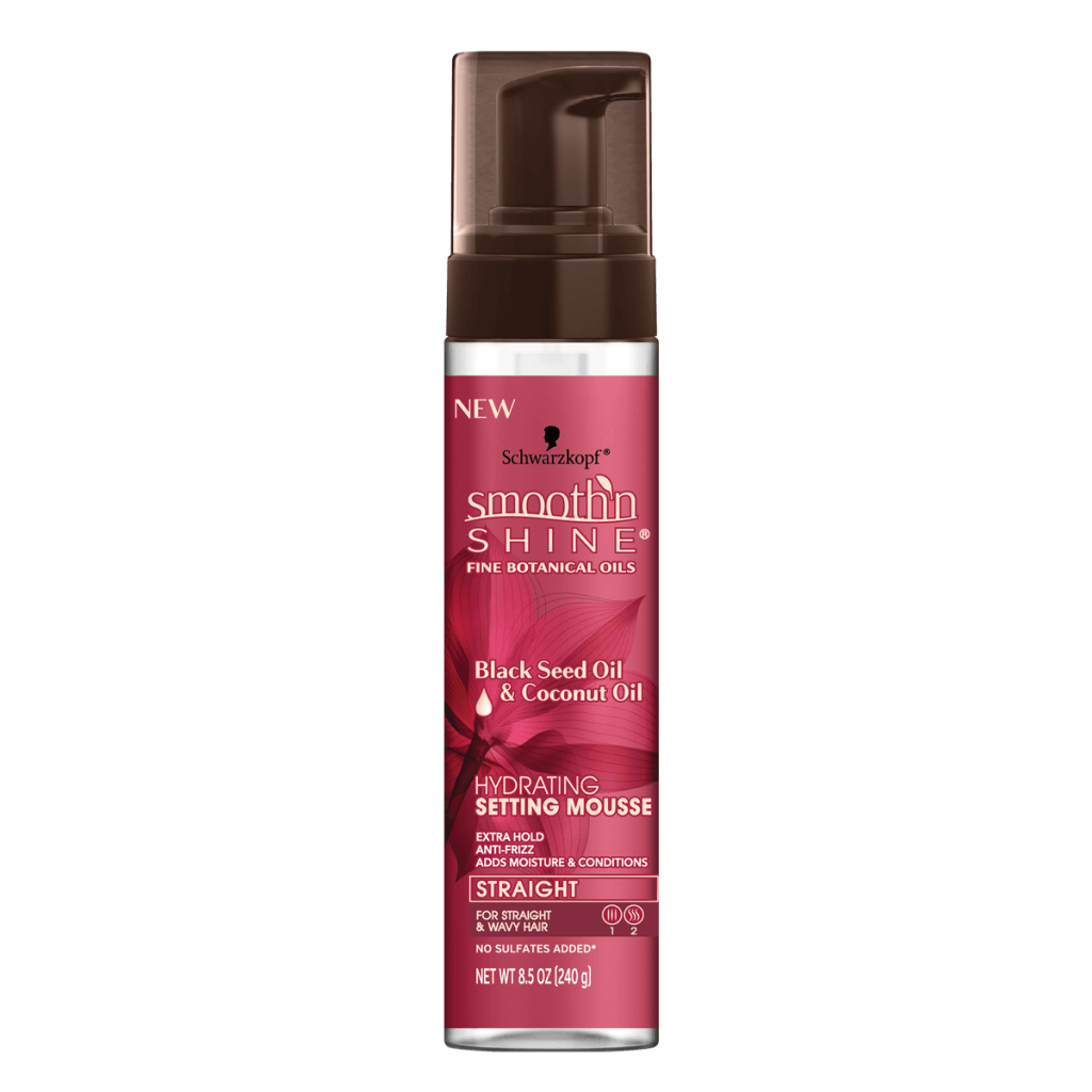 Schwarzkopf Smooth &#39;n Shine  Black Seed Oil &amp; Coconut Oil Hydrating Setting Mousse