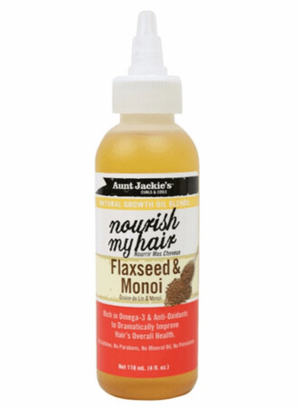 Natural Growth Oil Blends nourish my hair Flaxseed &amp; Monoi