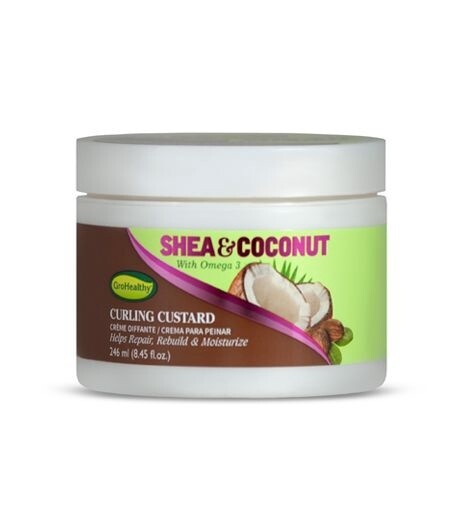 Gro Healthy  Shea &amp; Coconut Curling Custard