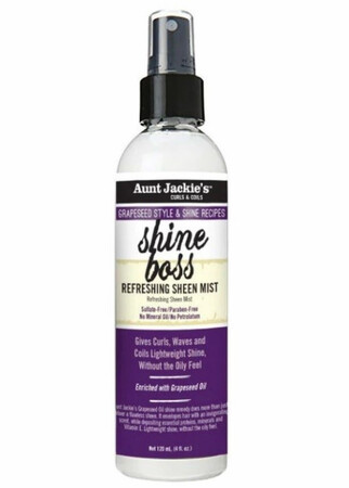 Grapeseed Style &amp; Shine Recipes shine boss Refreshing Sheen Mist