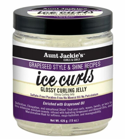 Grapeseed Style &amp; Shine Recipes ice curls Glossy Curly Jelly