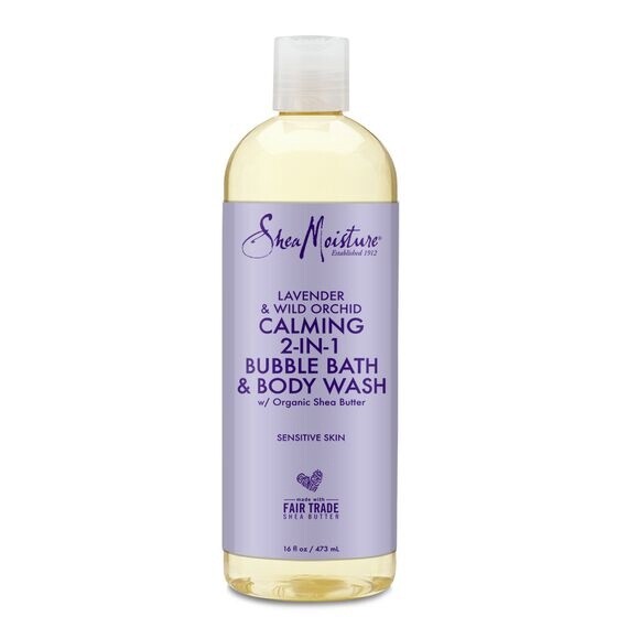 Shea Moisture Lavender &amp; Wild Orchid Bubble Bath &amp; Body Wash