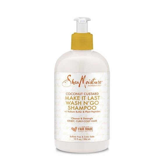 Shea Moisture  Coconut Custard  Make It Last Wash N&#39; Go Shampoo