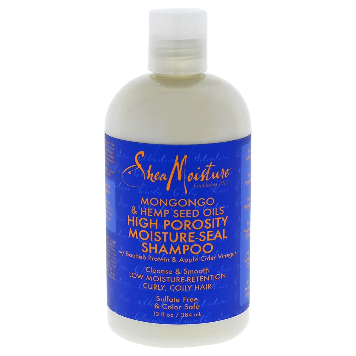 Shea Moisture  Mongongo &amp; Hemp Seed Oils High Porosity Moisture-Seal Shampoo