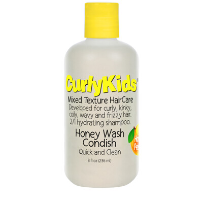 CurlyKids Mixed Texture HairCare Honey Wash Condish