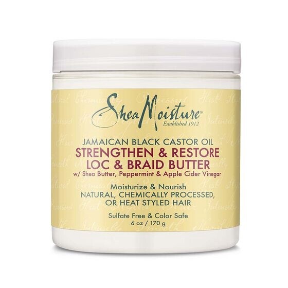 Shea Moisture Jamaican Black Castor Oil Strengthen &amp; Restore Loc &amp; Braid Butter