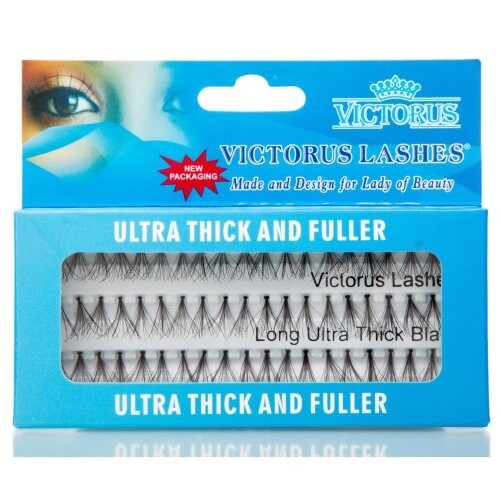 VICTORUS LASHES LONG Ultra Thick Black