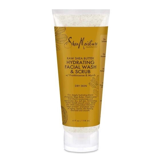 Shea Moisture  Raw Shea Butter Facial &amp; Wash &amp; Scrub