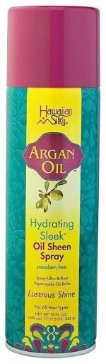 Hawaiian Silky Argan Oil Moisturizing Spray to give Shine 326 gr