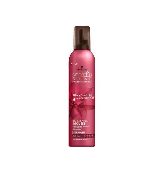 Schwarzkopf Smooth &#39;n Shine  Black Seed Oil &amp; Coconut Oil Bodifying Mousse Straight