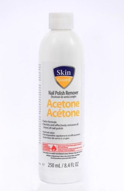 Skin guard acetone acetone nail polish remover 250 ml