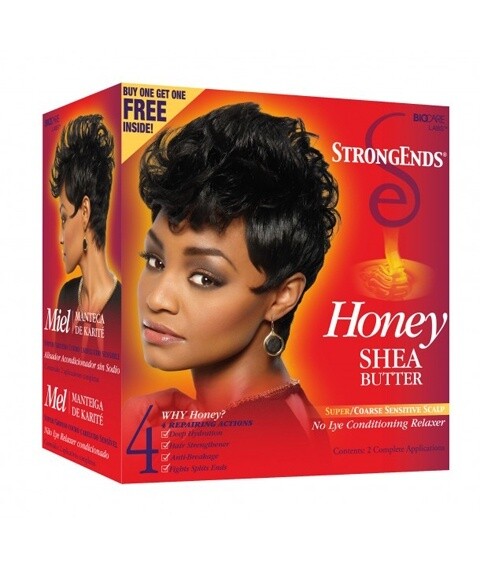 StrongEnds  Honey Shea Butter Super no lye conditioning relaxer
