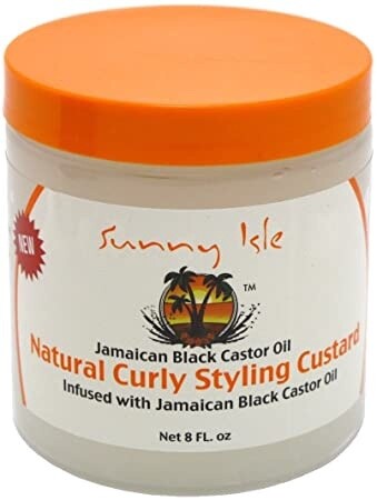 Sunny Isle Jamaican Black Castor Oil  Natural Curly Styling Custard