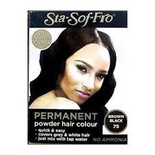 Sta-Sof-Fro Permanent Powder Hair Colour Dark Brown 74