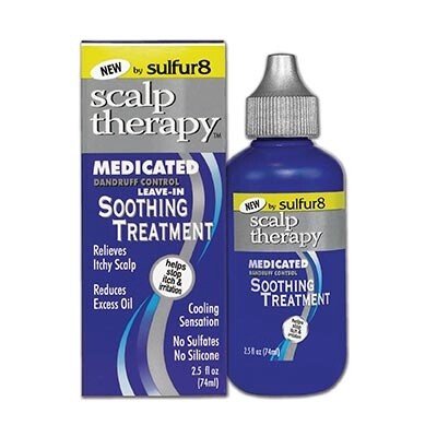Sulfur 8  Scalp Therapy  Medicated Dandruff Control Leave-in Soothing Treatment