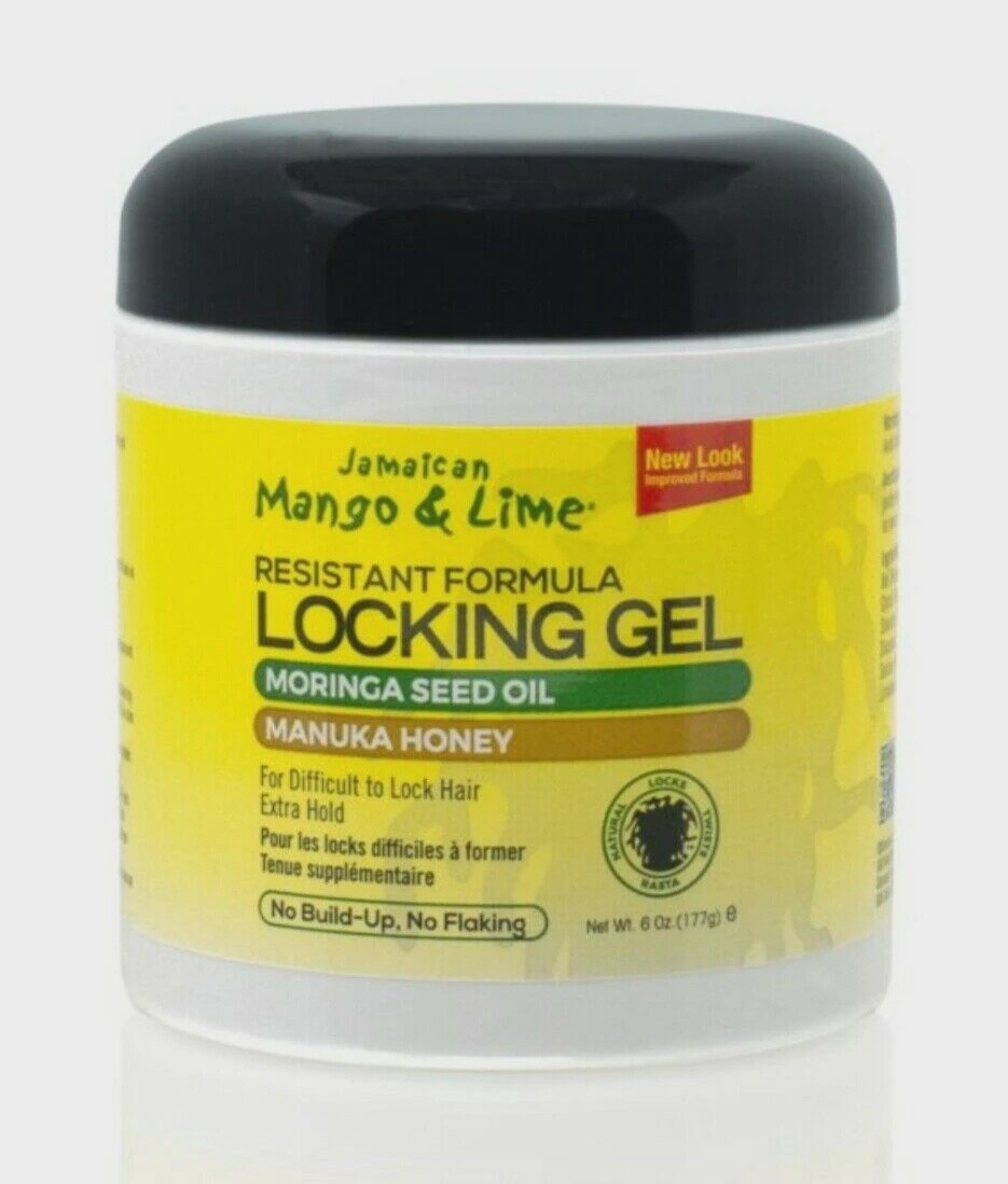 Jamaican Mango &amp; Lime Resistant Formula Locking Gel Moringa Seed Oil/Manuka Honey