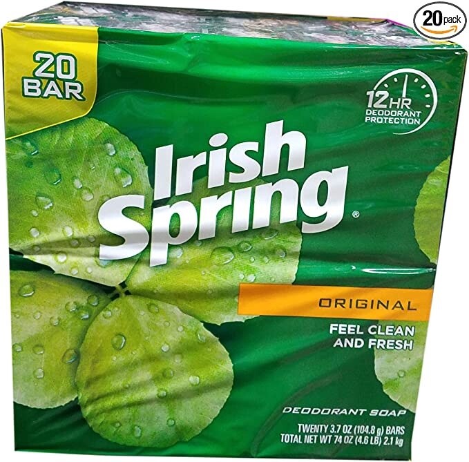 Irish Spring  Original Cleans + Refreshes Deodorant Soap x 3