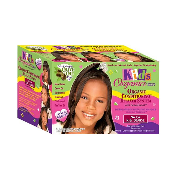 Originals by Africa&#39;s Best  Natural Conditioning Relaxer System No-Lye Kids Regular Value pack 2 Complete Kits