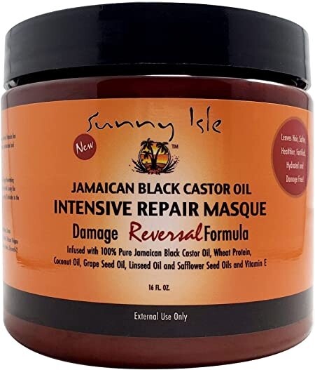 Sunny Isle Jamaican Black Castor Oil  Intensive Repair Masque CBD