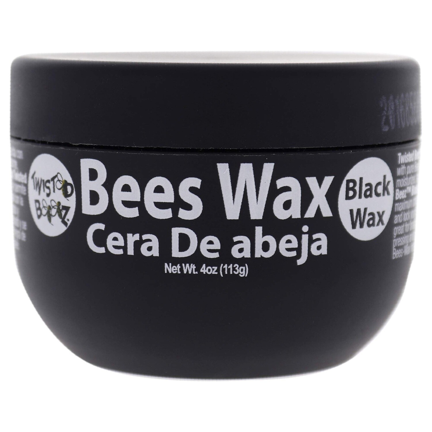 Twisted Beez Black Wax Locking Wax Black Maximum Hold