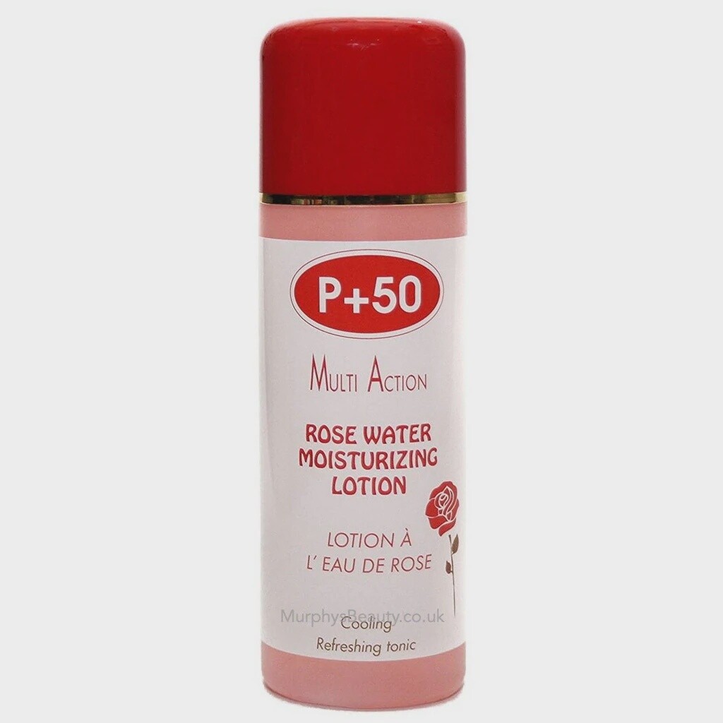 P+50 Multi Action Rose Water Moisturizing Lotion 200ml