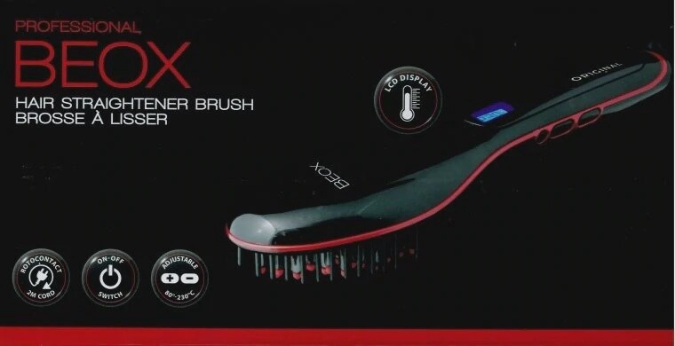 Professional Beox  Hair Straightening Brush 100-240V