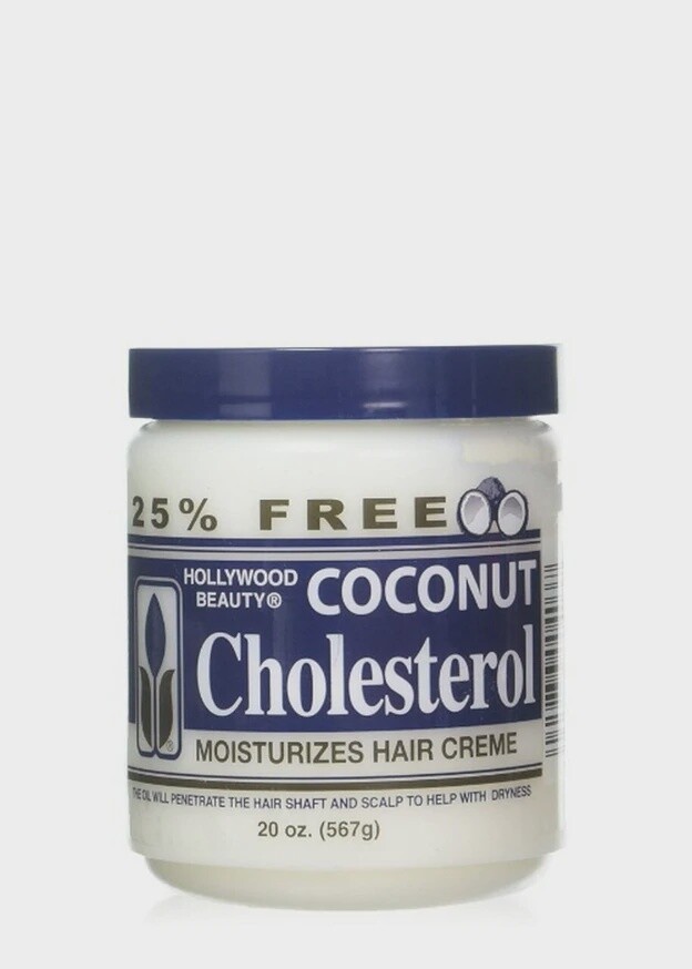 Hollywood Beauty  Coconut crÃ¨me &amp; Coconut Cholesterol Moisturizing Hair CrÃ¨me