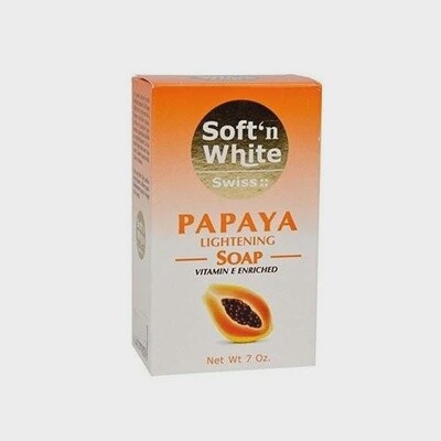 Soft'n White  Papaya Lightening Soap