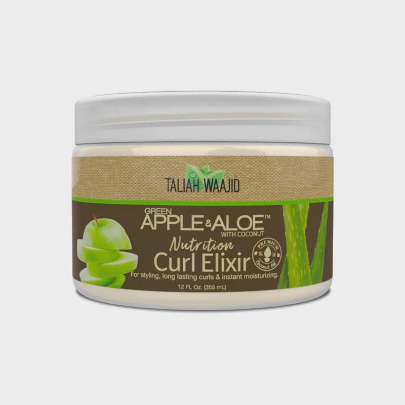 Taliah Waajid  Green Apple &amp; Aleo Nutrition Curl Elixir