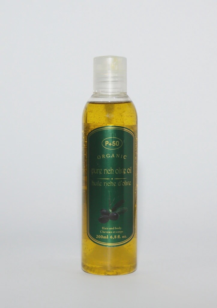P+50 Organic Pure Rich Olive Oil 200ml