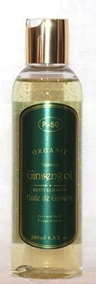 P+50 Organic Toning Ginseng Oil 200ml