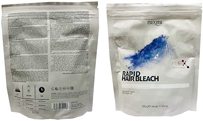 Maxima Professional  Rapid Hair Bleach Blue Dust Free Bleaching Powder500g