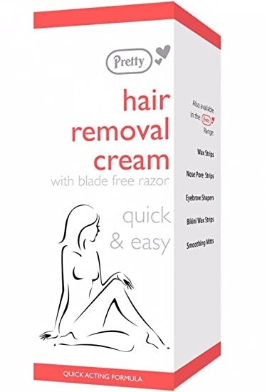 PRETTY HAIR REMOVAL CREAM WITH BLADE FREE RAZOR