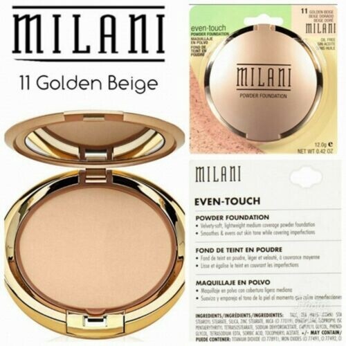 Milani Powder Foundation Even-Touch 11 Golden Beige