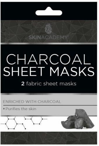 SKINACADEMY CHARCOAL SHEET MASKS