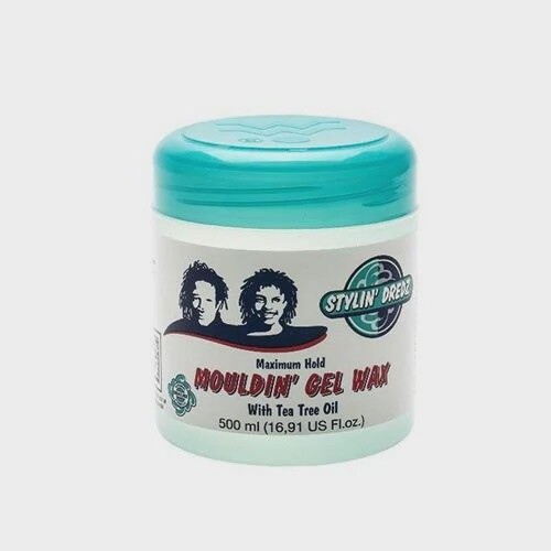 stylin&#39; dredz maximum hold mouldin gel wax with tea tree oil 500ml