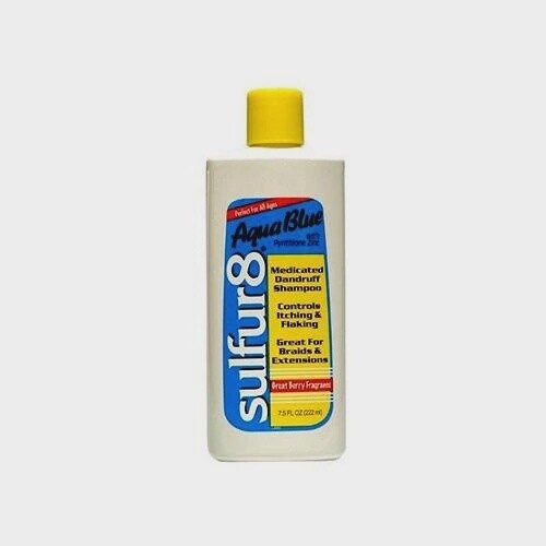 Sulfur 8  Aqua Blue with Pyrithione Zinc Medicated Dandruff Shampoo