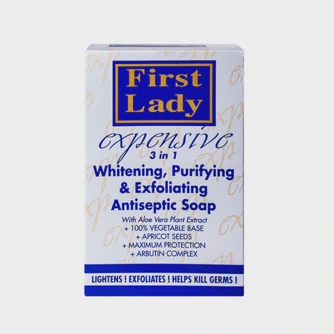 First Lady  Expensive 3in1 Whitening, Purifying &amp; Exfoliating Anticeptic Soap