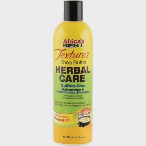 Shea Butter Textures Herbal Care Sulfate-Free Moisturizing &amp; Conditioning Shampoo