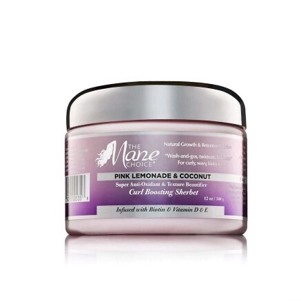 The Mane Choice  Pink Lemonade &amp; Coconut  Curl Boosting Sherbet