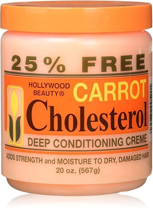 Hollywood Beauty  Carrot CrÃ¨me &amp; Carrot Cholesterol Deep Conditioning CrÃ¨me