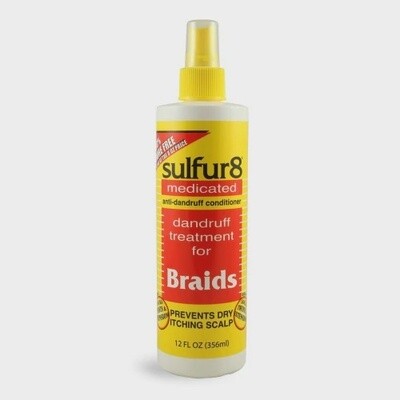 Sulfur 8  Medicated Dandruff Treatment for Braids 356ml