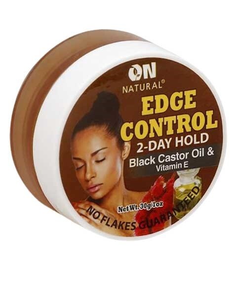 ON NATURAL EDGE CONTROL BLACK CASTOR OIL&amp; VITAMINE