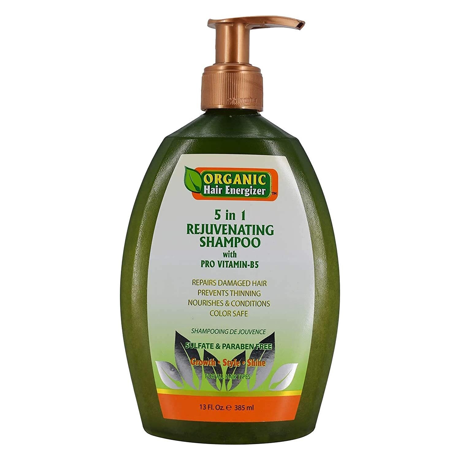 Organic Hair Energizer  5 in 1 Rejuvenating Shampoo