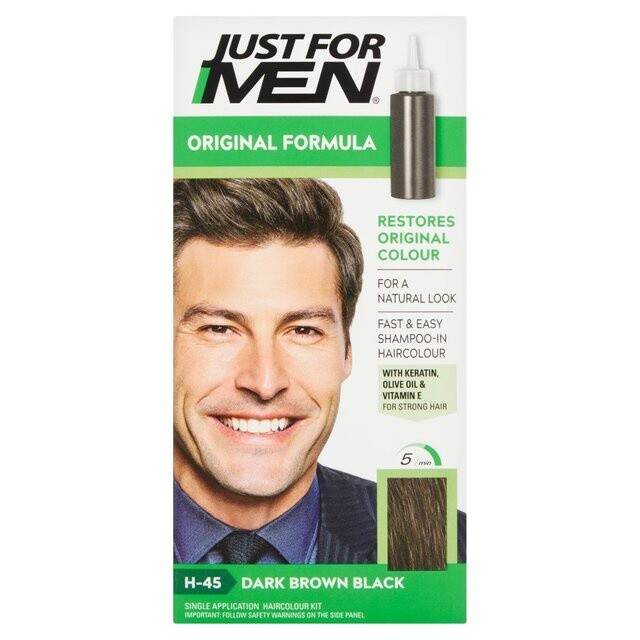 Just For Men  Dark Brown Black Hair Colour Original Formula